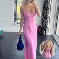 The Amélie Satin Dress