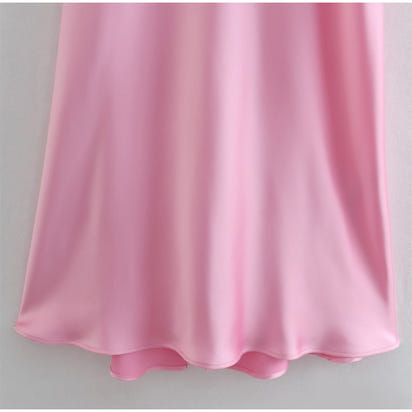 The Amélie Satin Dress