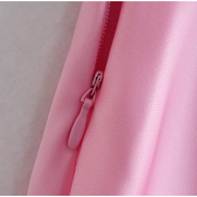 The Amélie Satin Dress