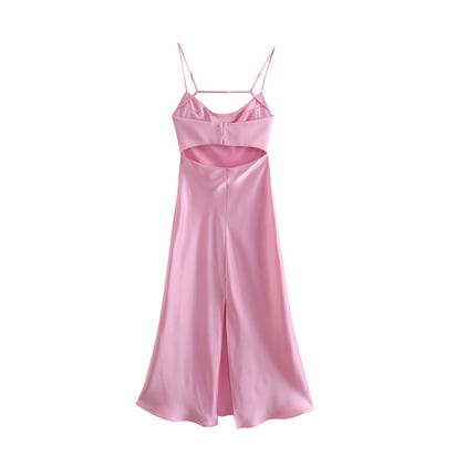 The Amélie Satin Dress