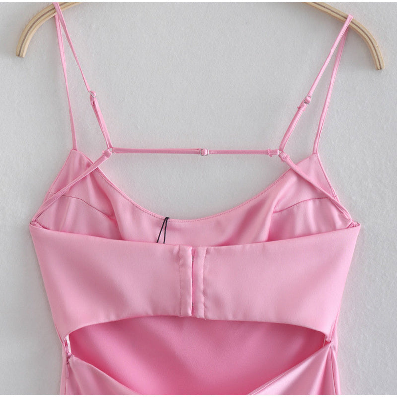 The Amélie Satin Dress