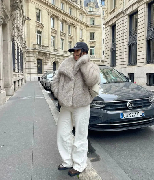 Amy - Fluffy Winter Coat