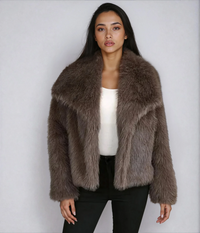 Amy - Puszysty zimowy płaszcz 