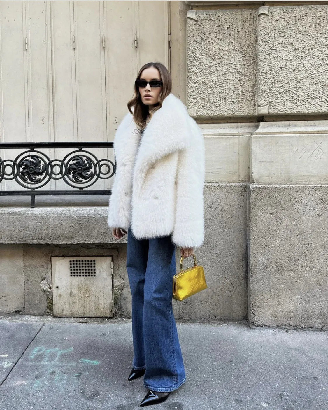 Amy - Puszysty zimowy płaszcz 